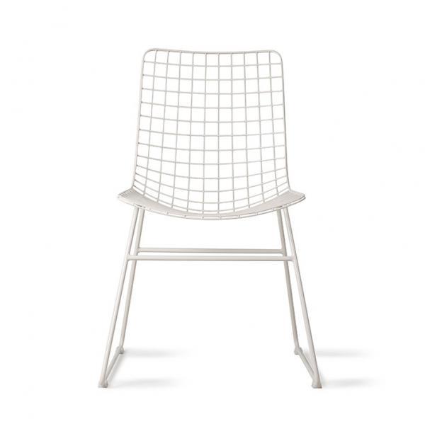 Lavice, židle, křesla Židle IRON White