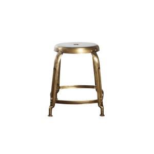 Nábytek Kulatá stolička antique brass