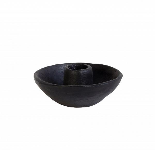 Bytové doplňky Svícen black matt bowl
