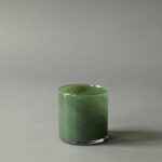Bytové doplňky Svícen/váza GLASS dark green S